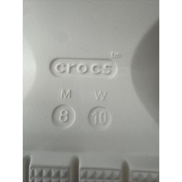 ?New Clogs Crocs Stomp Slide Women Sz 10 White Platform 2 1/4” Nordstrom Men 8 main image 7